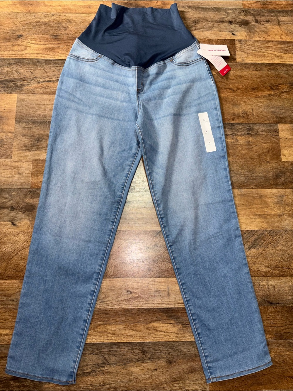 NWT Small | Maternity Light Wash Blue Jeans with Stretch Panel